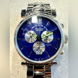 Android USA  (Aragon) Men’s Watch Swiss Chrono 46mm Swiss Movement Blue Dial